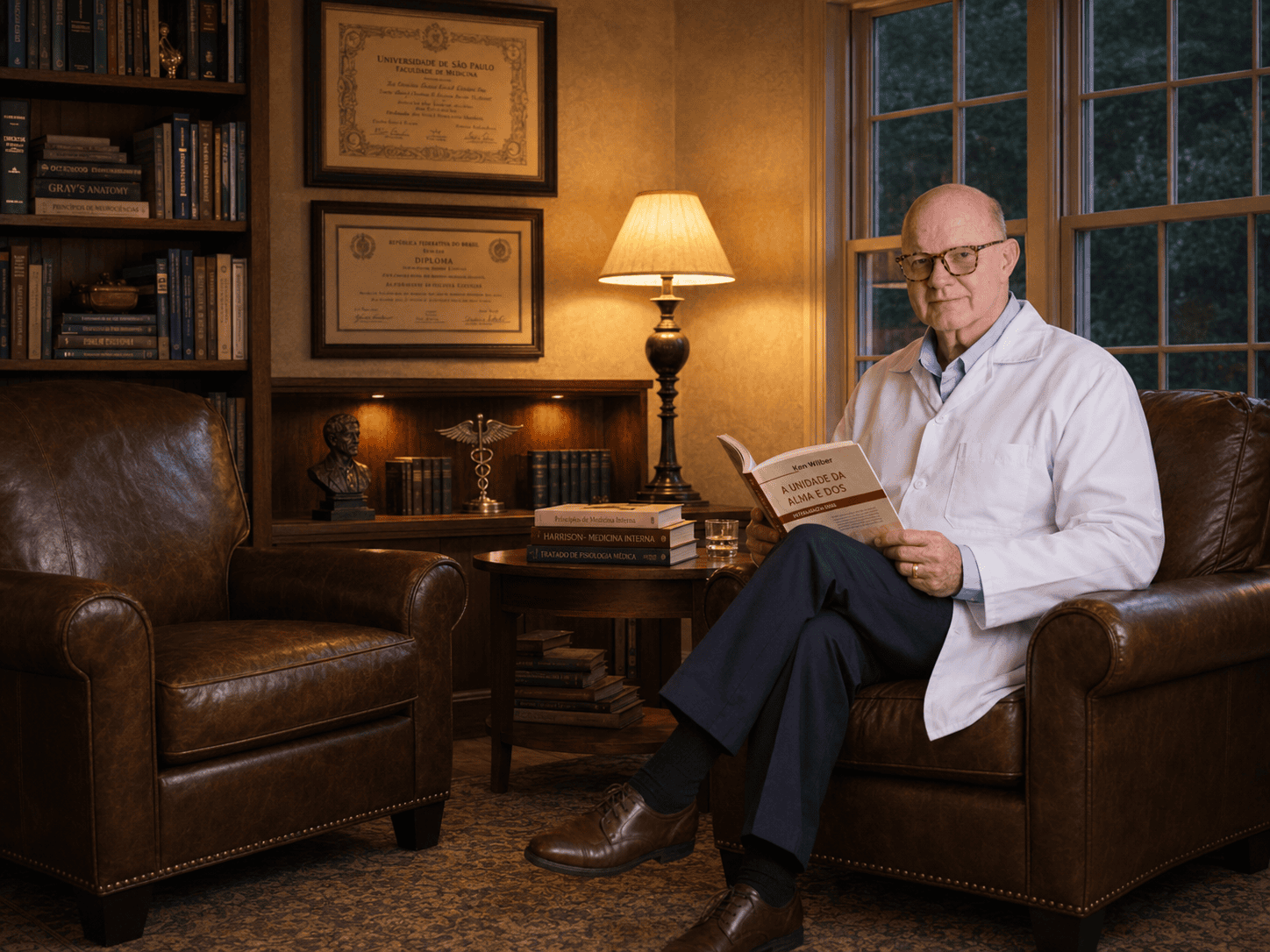 Prof. Dr. Fernando Guedes em seu consultório