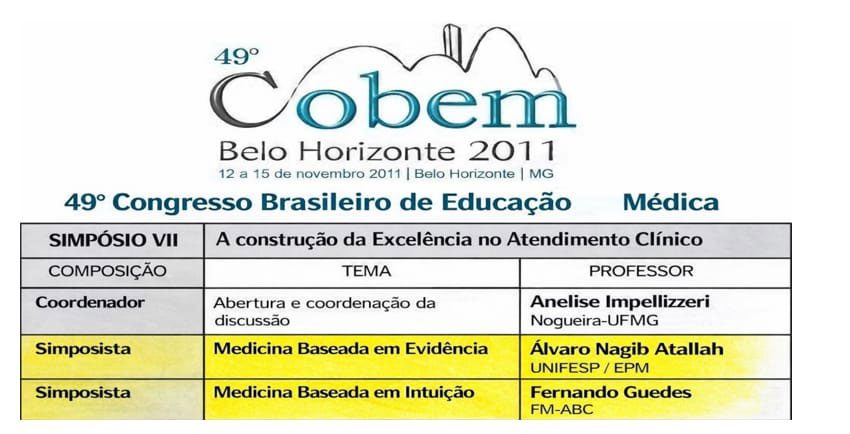 49º Congresso Brasileiro de Educação Médica · Belo Horizonte · 2011