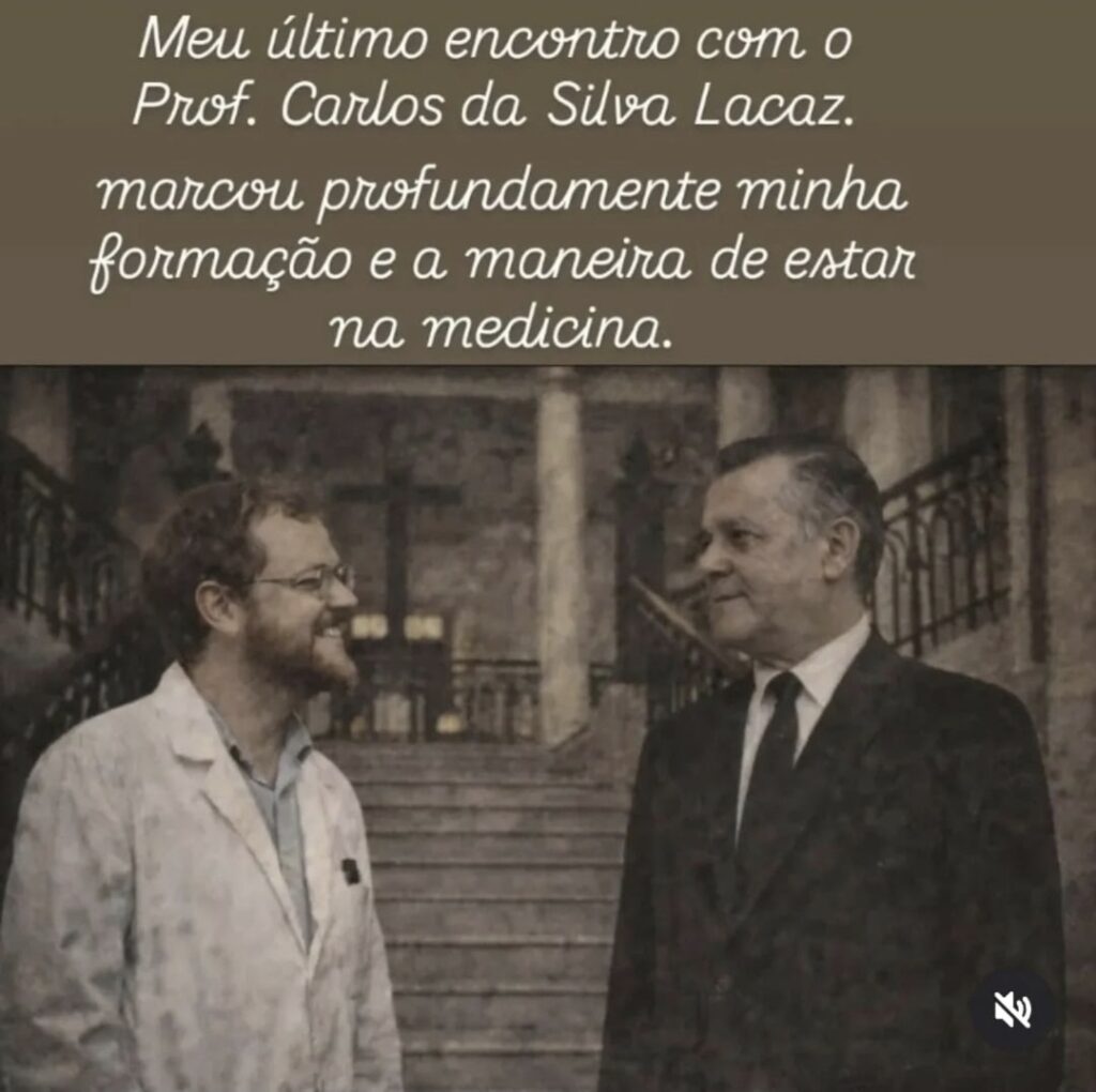 O último encontro com Carlos da Silva Lacaz