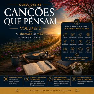 Capa do livro Canções que Pensam – Volume II